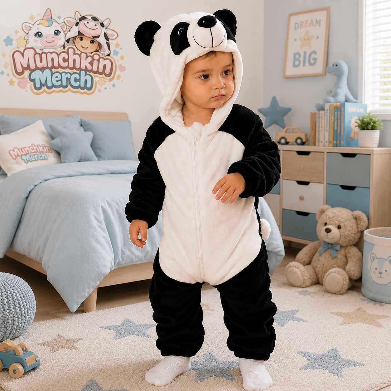 Munchkin Panda Onesie
