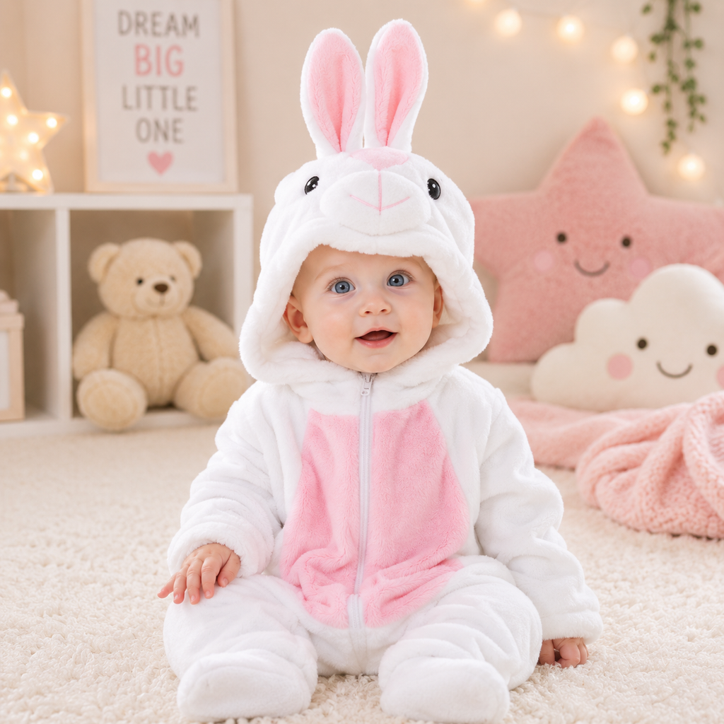 Munchkin White Rabbit Onesie