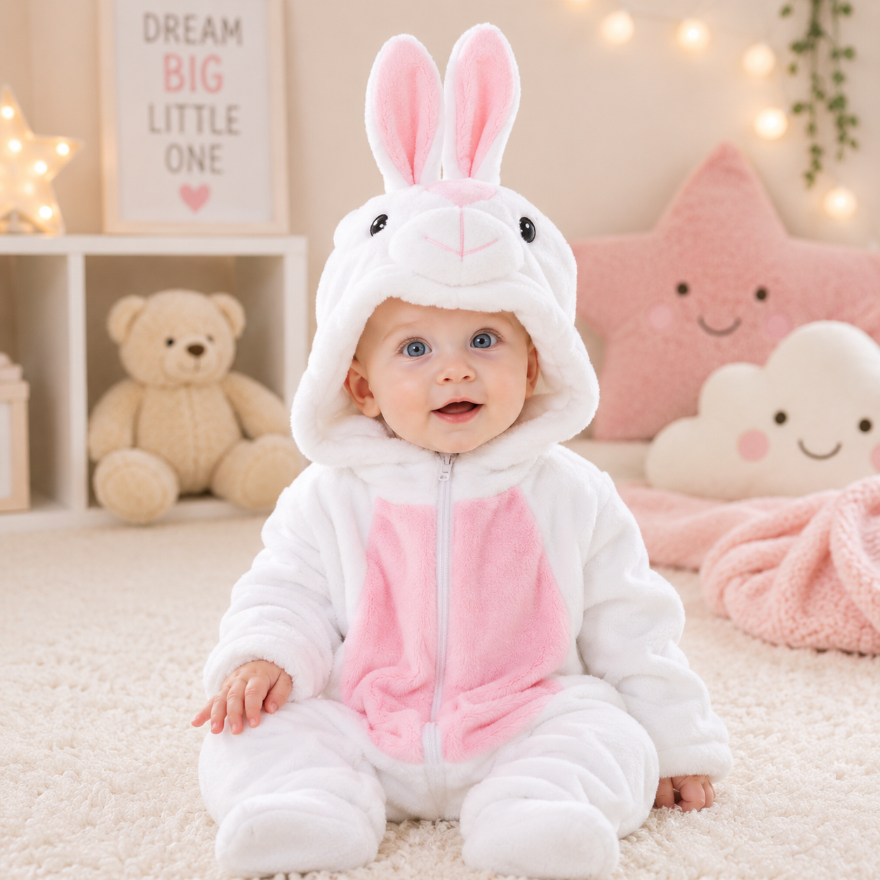 Munchkin White Rabbit Onesie