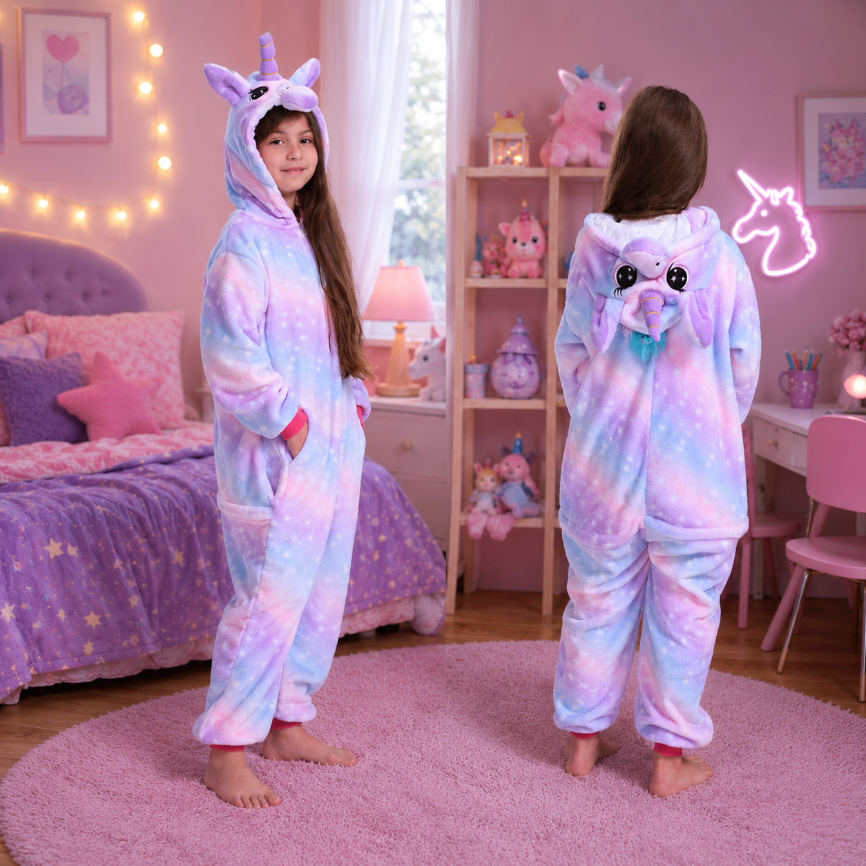 Munchkin Purple Unicorn Onesie