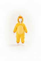 Yellow Duck Hooded Baby Onesie